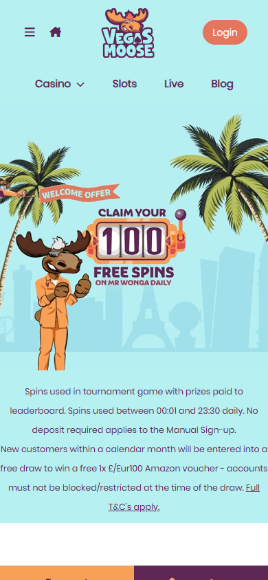 Vegas Moose Casino Mobile screenshot